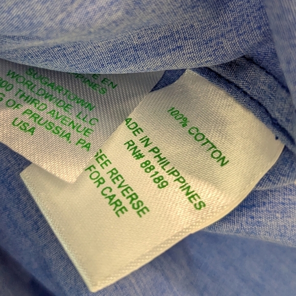 Lilly Pulitzer Kara Cotton Wrap Top In Blue Grotto Hotter Spot - Picture 5 of 7